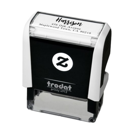 Fancy Brush Script Kalligrafie Eenvoudige Zelf-ink Zelfinktende Stempel (Product)