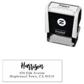 Fancy Brush Script Kalligrafie Eenvoudige Zelf-ink Zelfinktende Stempel (In situ)