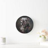 Fancy Bulldog Clock Ronde Klok (Huis)