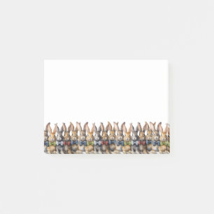 Fancy Bunny Bow Stropdas Waterverf Post-it® Notes