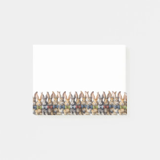 Fancy Bunny Bow Stropdas Waterverf Post-it® Notes