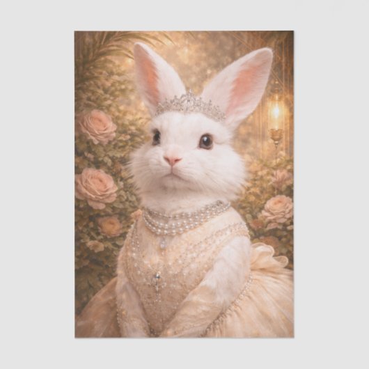 Fancy Bunny  Tissuepapier (Voorkant)