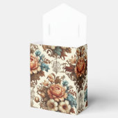 Fancy Buttercream Bloemen Bowed Bedankdoosjes (Geopend)