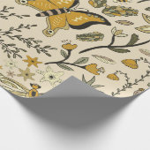 Fancy Butterflies and Flowers 2 Cadeaupapier (Hoek)