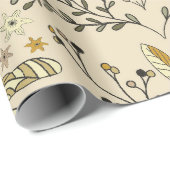 Fancy Butterflies and Flowers 2 Cadeaupapier (Rol Hoek)