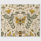 Fancy Butterflies and Flowers 3 Cadeaupapier (Vlak)