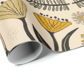 Fancy Butterflies and Flowers 3 Cadeaupapier (Rol Hoek)