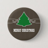 Fancy Button met kerstboomwervelingen (Voorkant)