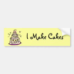 Fancy Cake Bumpersticker