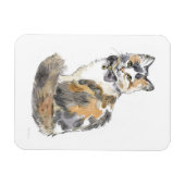 Fancy Calico Cat Magneet (Horizontaal)