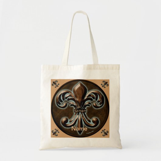 Fancy Canvas tas Fleur De Lis (Voorkant)