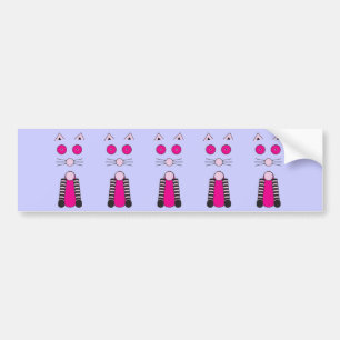FANCY CAT BUMPERSTICKER