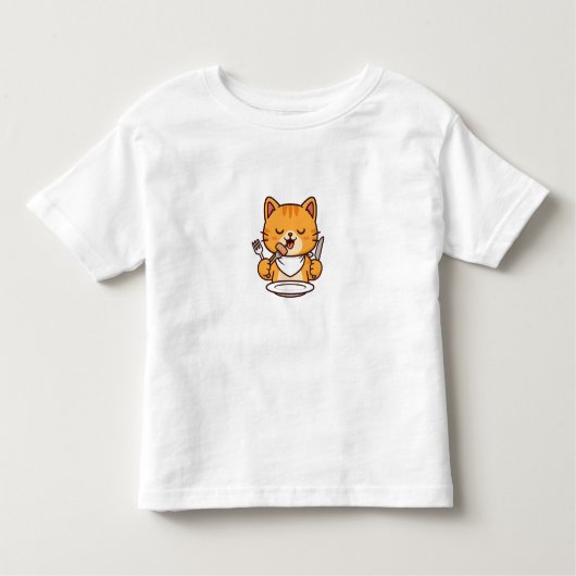 Fancy Cat Dining - T-Shirt (Voorkant)