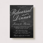 Fancy Chalkboard Wedding Rehearsal Dinner Kaart<br><div class="desc">Fancy Chalkboard Wedding Rehearsal Dinner Invitations. Klik op de knop "Aanpassen" om eventuele aanpassingen in de opmaak van de tekst aan te brengen.</div>