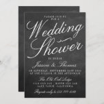 Fancy Chalkboard Wedding Shower-uitnodigingen Kaart<br><div class="desc">Fancy Chalkboard Wedding Shower-uitnodigingen. Klik op de knop "Aanpassen" om eventuele aanpassingen in de redactielay-out aan te brengen.</div>
