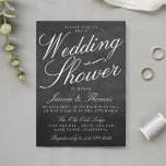 Fancy Chalkboard Wedding Shower-uitnodigingen Kaart<br><div class="desc">Fancy Chalkboard Wedding Shower-uitnodigingen. Klik op de knop "Aanpassen" om eventuele aanpassingen in de redactielay-out aan te brengen.</div>