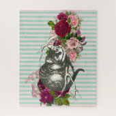 Fancy Cheshire Cat Collage Legpuzzel (Verticaal)