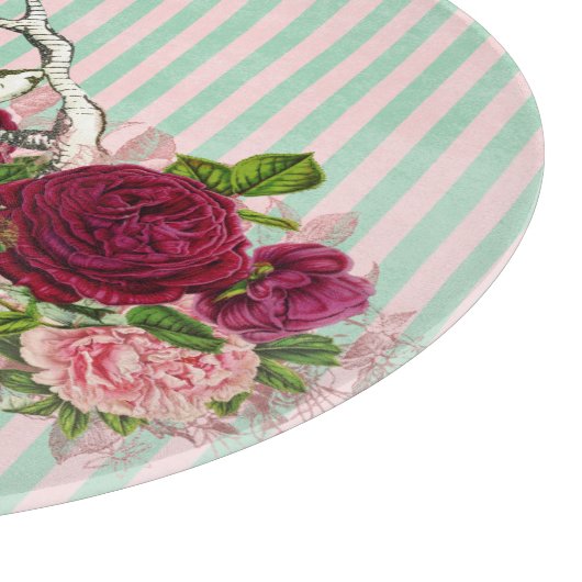 Fancy Cheshire Cat Collage Snijplank (Hoek)