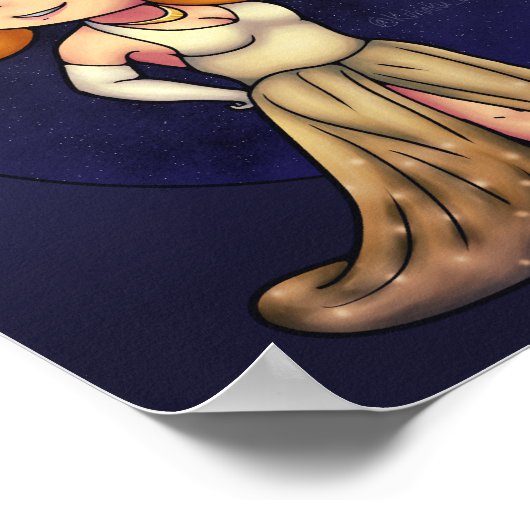 Fancy Chibi Girl Poster (Hoek)