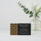 Fancy Chic Visitekaartje, Honey Beige Visitekaartje (Staand voorkant)