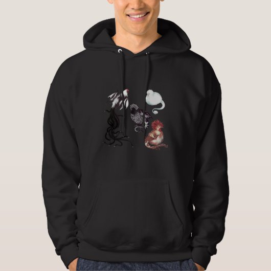 fancy chicken cockatrices hoodie (Voorkant)