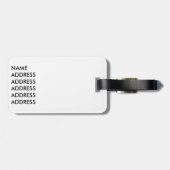 Fancy Chihuahua Bagagelabel (Achterkant horizontaal)