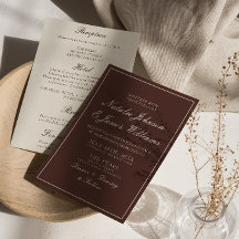 Fancy Chocolade Bruin Oud Geld All In One Trouwen