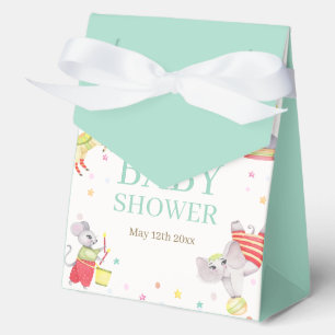 Fancy Circus Carnaval Animals Baby shower Bedankdoosjes