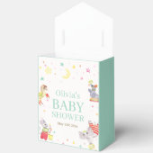 Fancy Circus Carnaval Animals Baby shower Bedankdoosjes (Open)