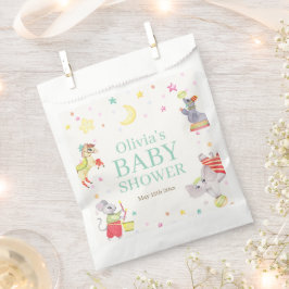 Fancy Circus Carnaval Animals Baby shower Bedankzakje