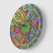 Fancy cirkelvormig ontwerp grote klok (Hoek)