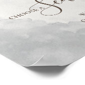 Fancy Classic Kies een stoel, niet een kant Trouw  Poster (Hoek)