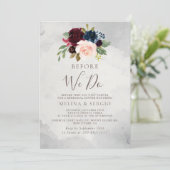 Fancy Classic Roos Peony bloemen voor we dat doen Kaart (Staand voorkant)