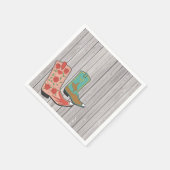 Fancy cowboylaarzen servetten (Hoek)