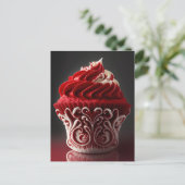 Fancy Cupcake Briefkaart (Staand voorkant)