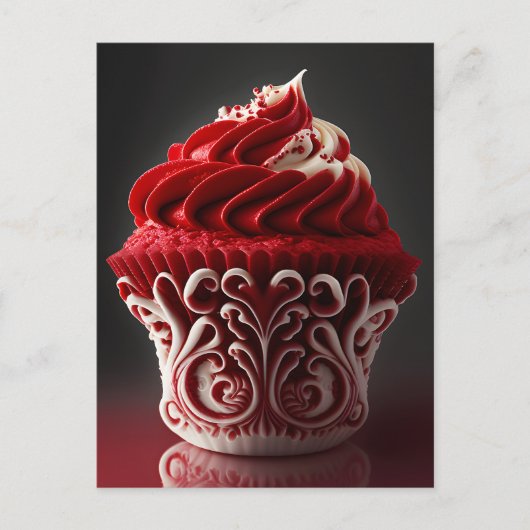 Fancy Cupcake Briefkaart (Voorkant)