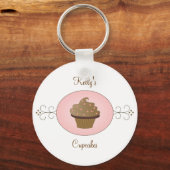 Fancy Cupcake Sleutelhanger (Voorkant)