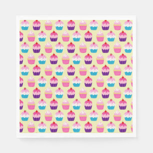 Fancy Cupcakes Birthday Servet