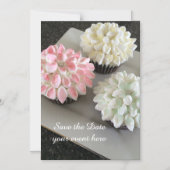 Fancy Cupcakes Event Opslaan Datum Magnetische Uitnodiging (Voorkant)