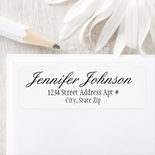 Fancy Cursieve het adresenvelopetiketten van de Te Etiket (Insitu)