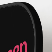 Fancy Custom Pickleball Koningin Dames Paddle (Links Detail)