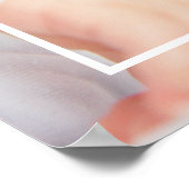 Fancy Cute Baby Foto | Roze en wit | Citaat Poster (Hoek)