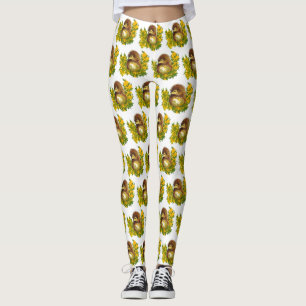 Fancy Cute Hedgel-Waterverf Geweldige ontworpen Leggings