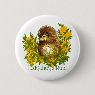 Fancy Cute Lapel Shirt Jacket van de Egel Ronde Button 5,7 Cm