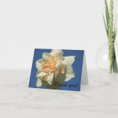 Fancy Daffodil Bedankkaart (Voorkant)