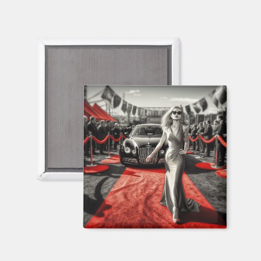 Fancy dame magneet (Voorkant / Achterkant)