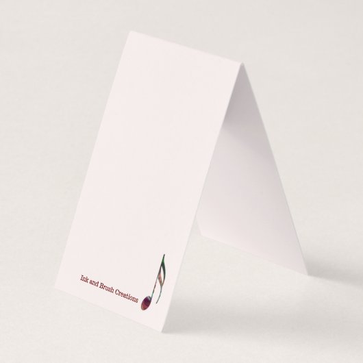 Fancy Dancer Abstracy Visitekaartje (Achterkant)