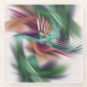 Fancy danser glazen onderzetter (Voorkant)