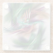 Fancy danser glazen onderzetter (Achterkant)