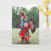 Fancy Danser Kaart (Gele Bloem)